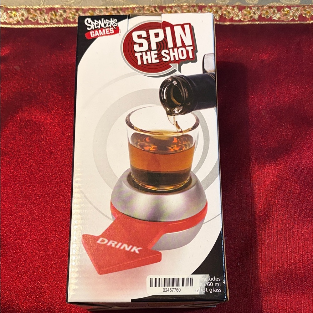 Spencer’s Spin The Shot NIB